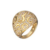 Женское золотое кольцо с бриллиантами, 1742938