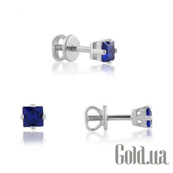 

Серьги-гвоздики Украина, Золотые серьги с куб. циркониями