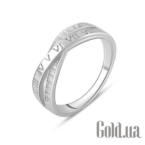 

Женские кольца Fresh Jewelry, Женское серебряное кольцо с куб. циркониями, 17.5