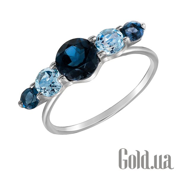 

Кольцо Lurie Jewelry, Золотое кольцо с топазами, 17