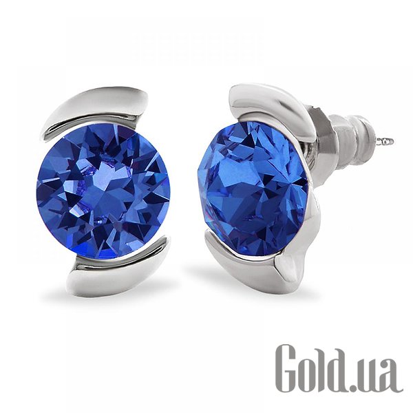 

Пусеты (гвоздики) Kobi, Стальной, Серьги с кристаллами Swarovski