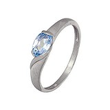Женское серебряное кольцо с топазом, 1516379