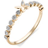 Женское золотое кольцо с бриллиантами, 1553755