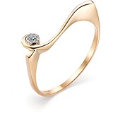 Женское золотое кольцо с бриллиантами, 1605723