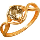 Женское золотое кольцо с раухтопазом, 1643867