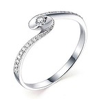 Золотое кольцо с бриллиантами, 1703771