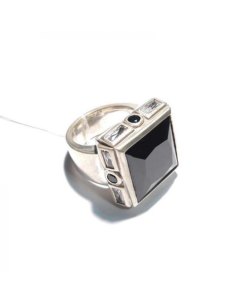 Thomas Sabo Женское серебряное кольцо с куб. циркониями TR1597-1-197-52