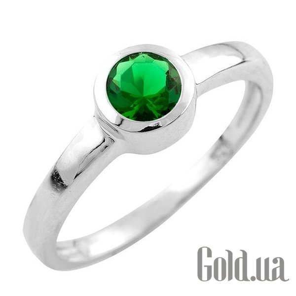 

Женские кольца Fresh Jewelry, Женское серебряное кольцо с синт. изумрудом, 18