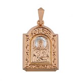Золотой кулон "Икона Божьей Матери", 1534044