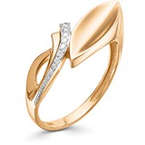 Женское золотое кольцо с бриллиантами, 1604188