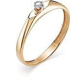 Золотое кольцо с бриллиантом, 1605724