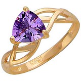 Женское золотое кольцо с аметистом, 1629020