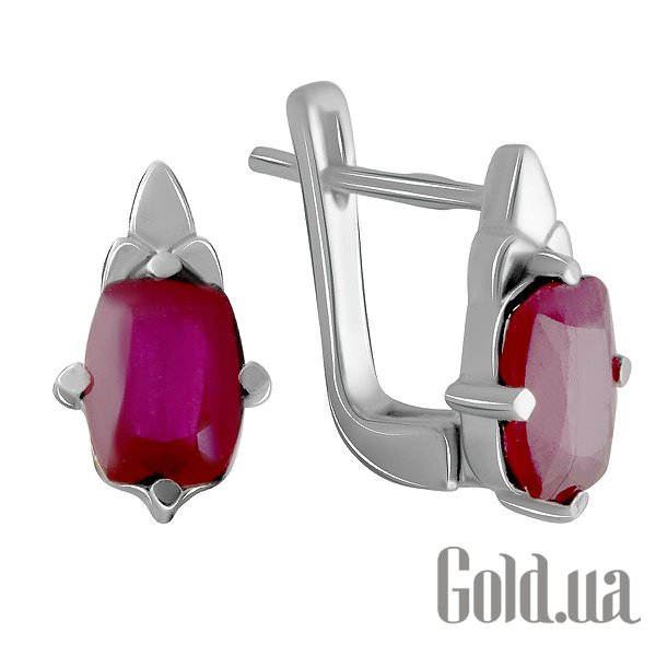 

Серьги Fresh Jewelry, Серебряные серьги с рубинами