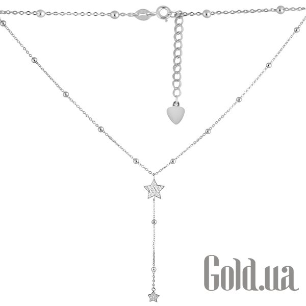 

Женские колье Fresh Jewelry, Серебряное колье с куб. циркониями, 40