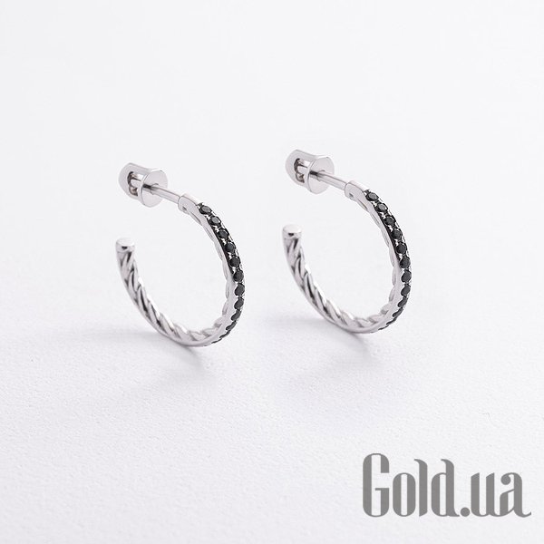 

Серьги-гвоздики Украина, Золотые серьги с куб. циркониями