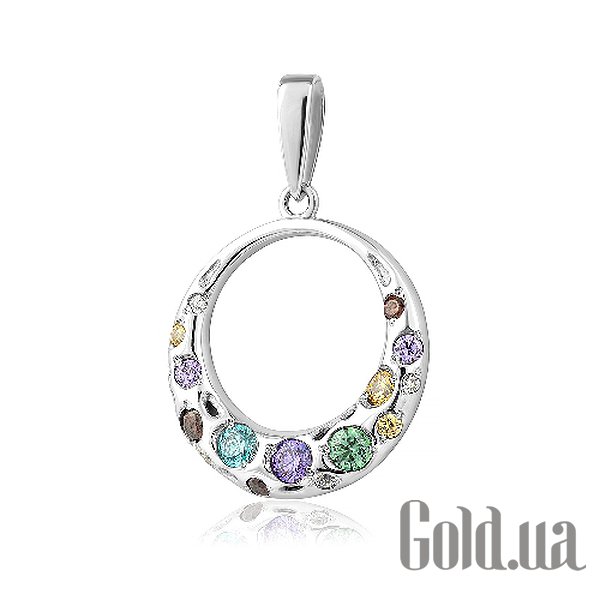 

Женский кулон Украина, Золотой кулон с кристаллами Swarovski