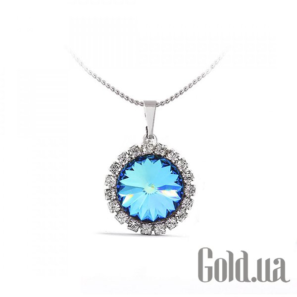 

Женские колье и кулоны Kobi, Стальной, Кулон с цепочкой с кристаллами Swarovski