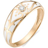 Женское золотое кольцо с бриллиантом, 1555805