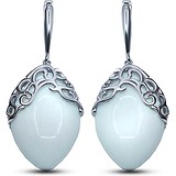 Silver Wings Срібні сережки з оніксами, 1620061