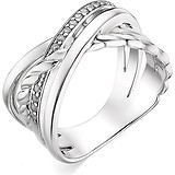 Женское серебряное кольцо с куб. циркониями, 1651805