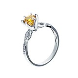 Женское золотое кольцо с бриллиантами, 1669725