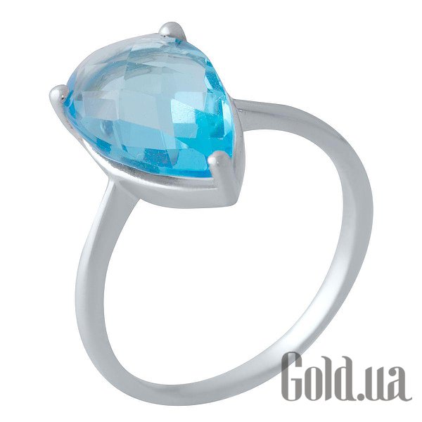 

Женские кольца Fresh Jewelry, Женское серебряное кольцо с синт. аквамарином, 18