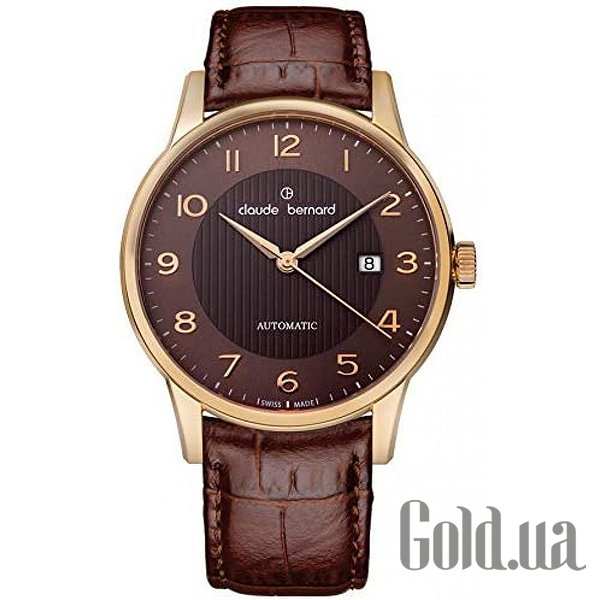 Купити Claude Bernard Чоловічий годинник Classic Automatic Date 80091 37R BRBR