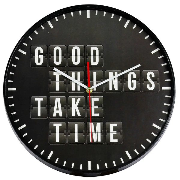 Technoline Настінний годинник Good Things Take Time DAS301212 DAS301212