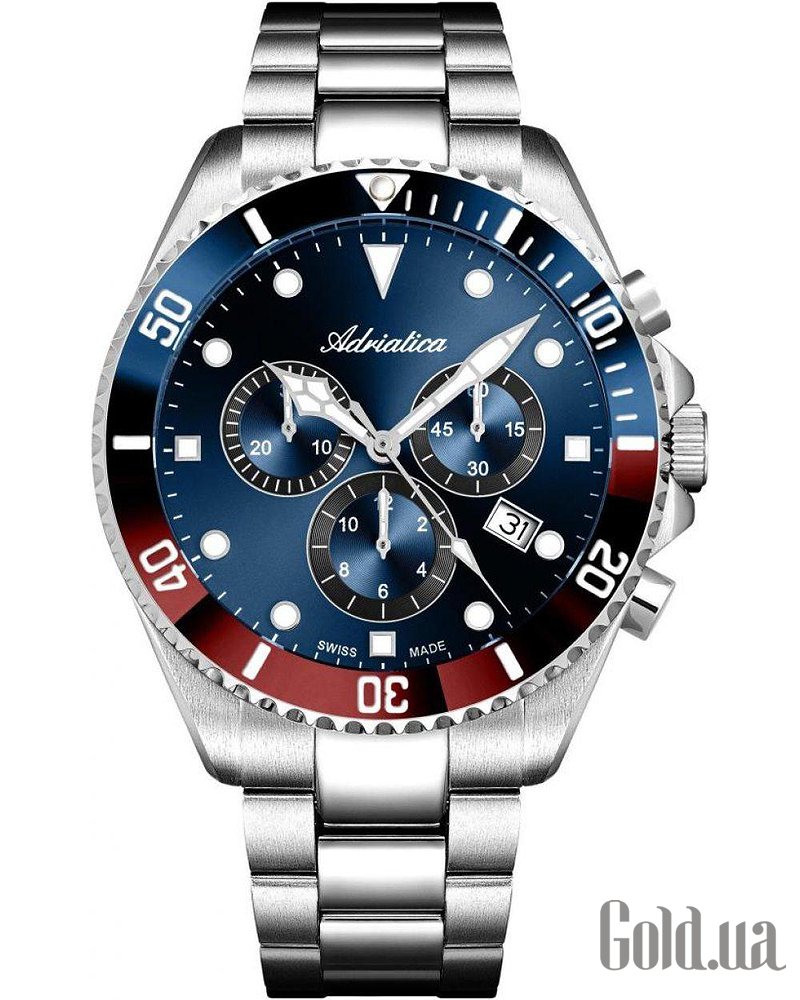 Adriatica Мужские часы Classic Chronograph A8347.T195CHR A8347.T195CHR