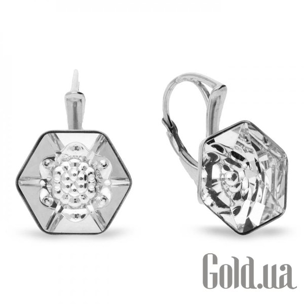 

Серьги Spark, Стальной, Серьги с кристаллами Swarovski