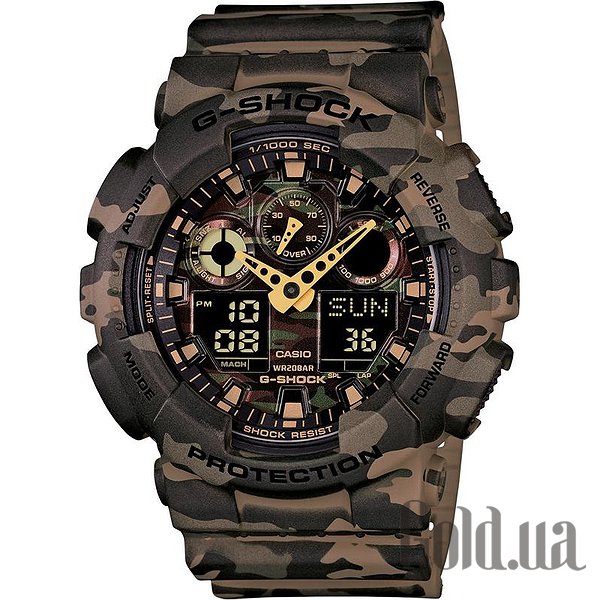 

Японские часы Casio, Мужские часы G-Shock GA-100CM-5AER
