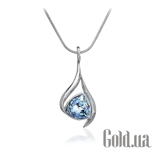 

Женские колье и кулоны Kobi, Стальной, Кулон с цепочкой с кристаллом Swarovski
