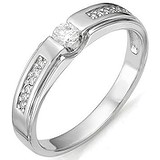 Золотое кольцо с бриллиантами, 1555038