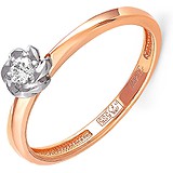 Kabarovsky Золотое кольцо с бриллиантом, 1647710