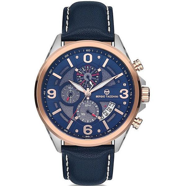 Sergio Tacchini Чоловічий годинник Archivio Dual Time ST.5.126.04