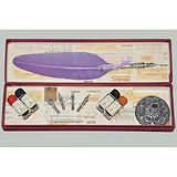 La Kaligrafica Набор для каллиграфии: перо сиреневое + 4 чернила + подставка 7622, 1675358