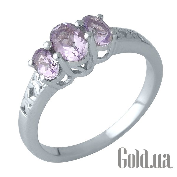 

Женские кольца Fresh Jewelry, Женское серебряное кольцо с аметистами, 18