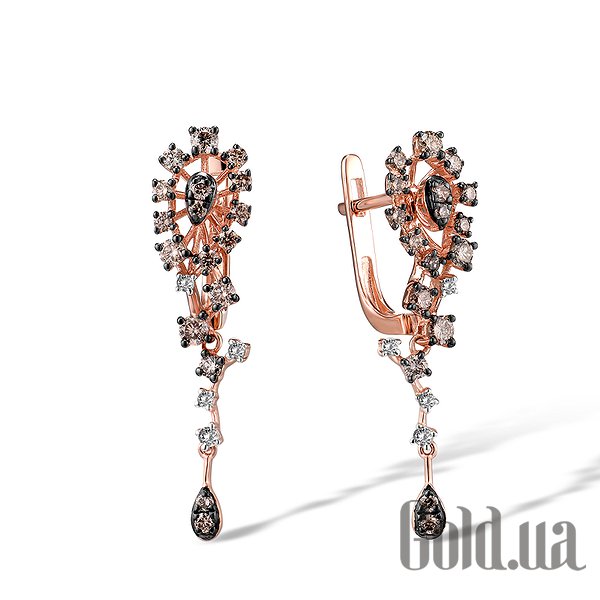 

Серьги Lurie Jewelry, Золотые серьги с бриллиантами