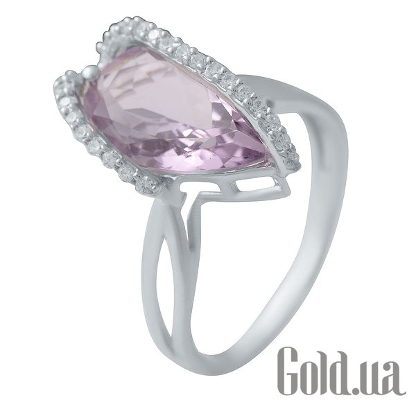 

Женские кольца Fresh Jewelry, Женское серебряное кольцо с куб. циркониями и аметистом, 18