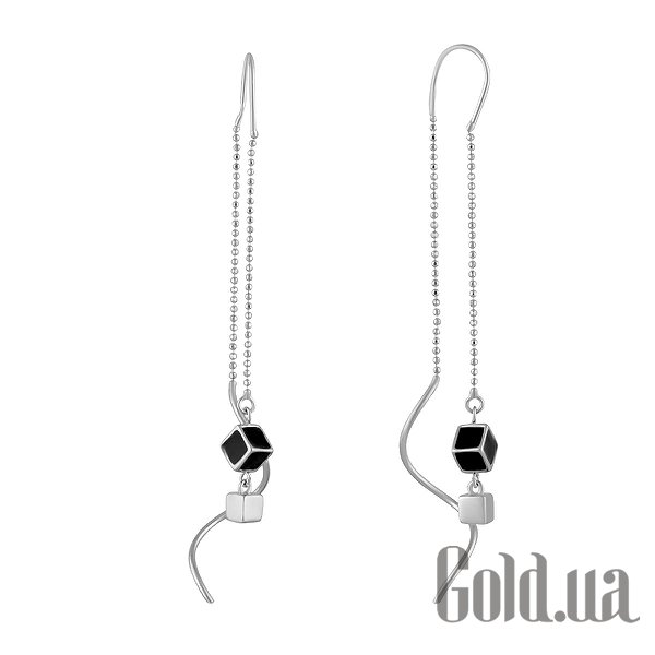 

Серьги с подвесками Fresh Jewelry, Серебряные серьги с эмалью