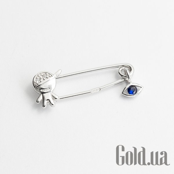 

Булавка/заколка Silvex925, Серебряная булавка с куб. циркониями