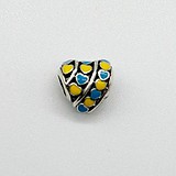 Серебряная наборная подвеска с эмалью, 1787742