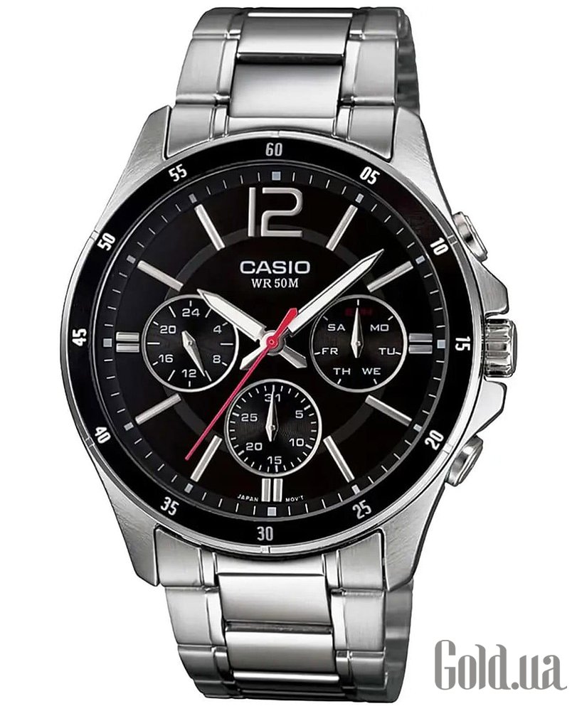 Casio Чоловічий годинник MTP-1374D-1AVDF MTP-1374D-1AVDF