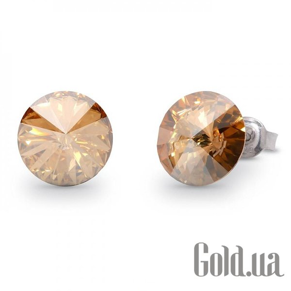 

Пусеты (гвоздики) Spark, Стальной, Серьги с кристаллами Swarovski
