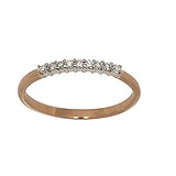 Золотое обручальное кольцо с бриллиантами, 1547103