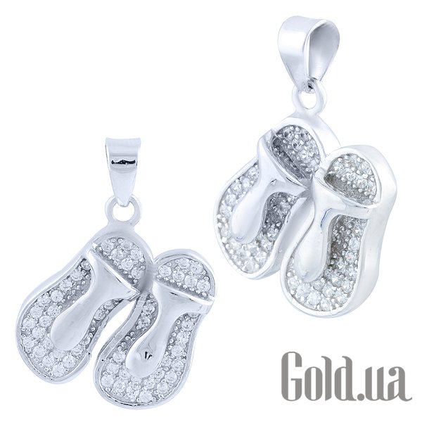 

Женские кулоны Fresh Jewelry, Серебряный кулон с куб. циркониями