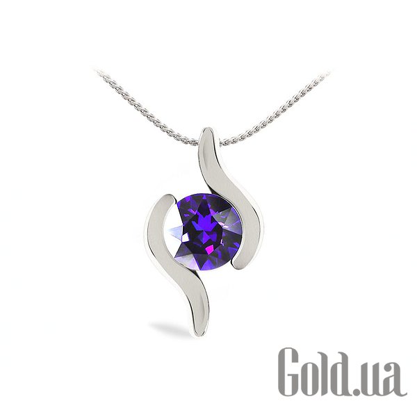 

Женские колье и кулоны Kobi, Стальной, Кулон с цепочкой с кристаллом Swarovski