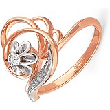 Kabarovsky Женское золотое кольцо с бриллиантами, 1647455
