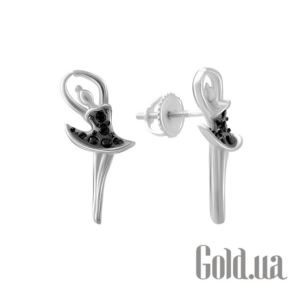 

Серьги-гвоздики Fresh Jewelry, Серебряные серьги с куб. циркониями