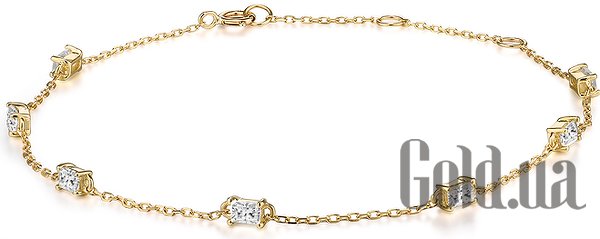 

Браслет Lurie Jewelry, Женский золотой браслет с топазами, 19
